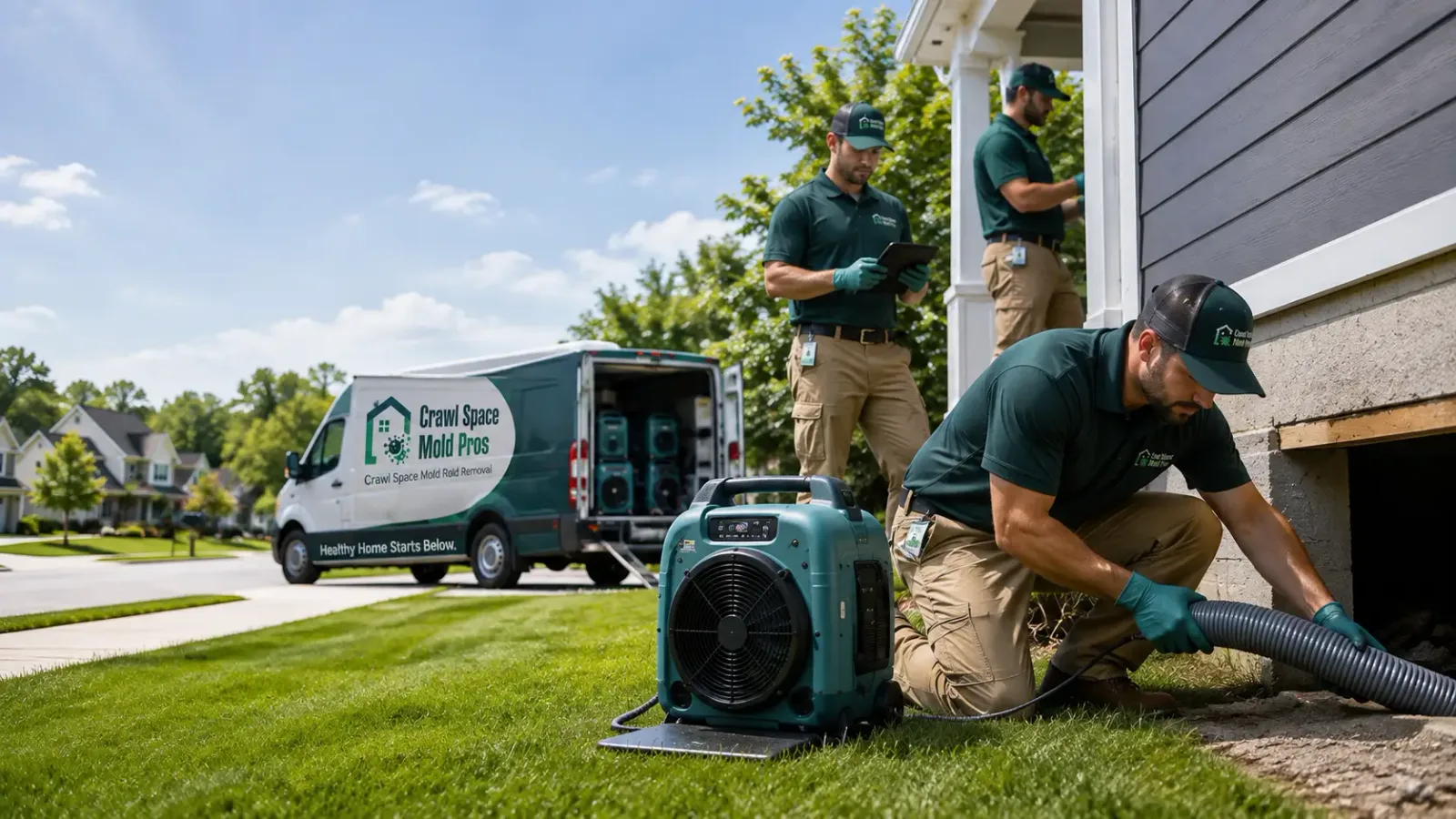 Crawl Space Mold Removal in Middleburg, PA